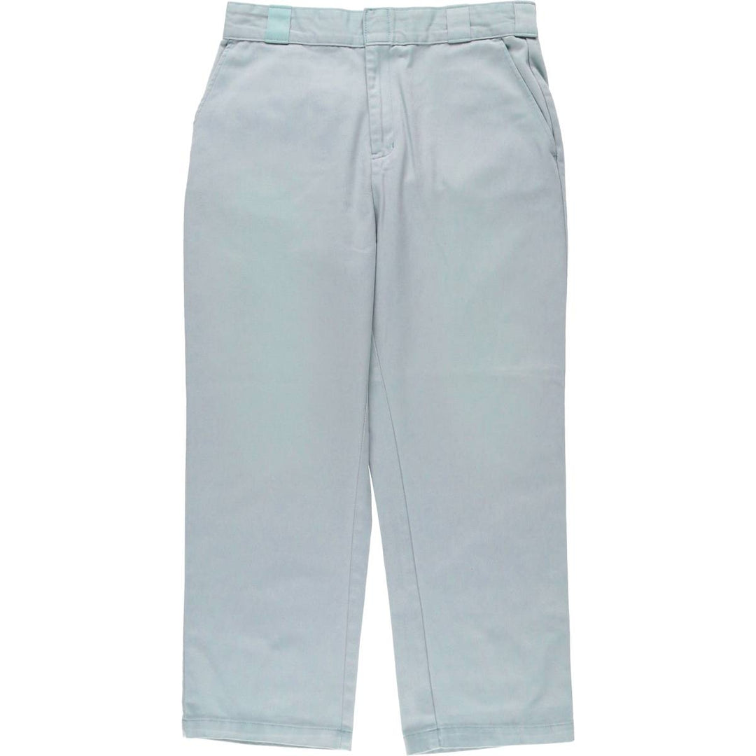 Dickies Work Pants Men's W33 polyester Blue type light blue Vintage Second Hand