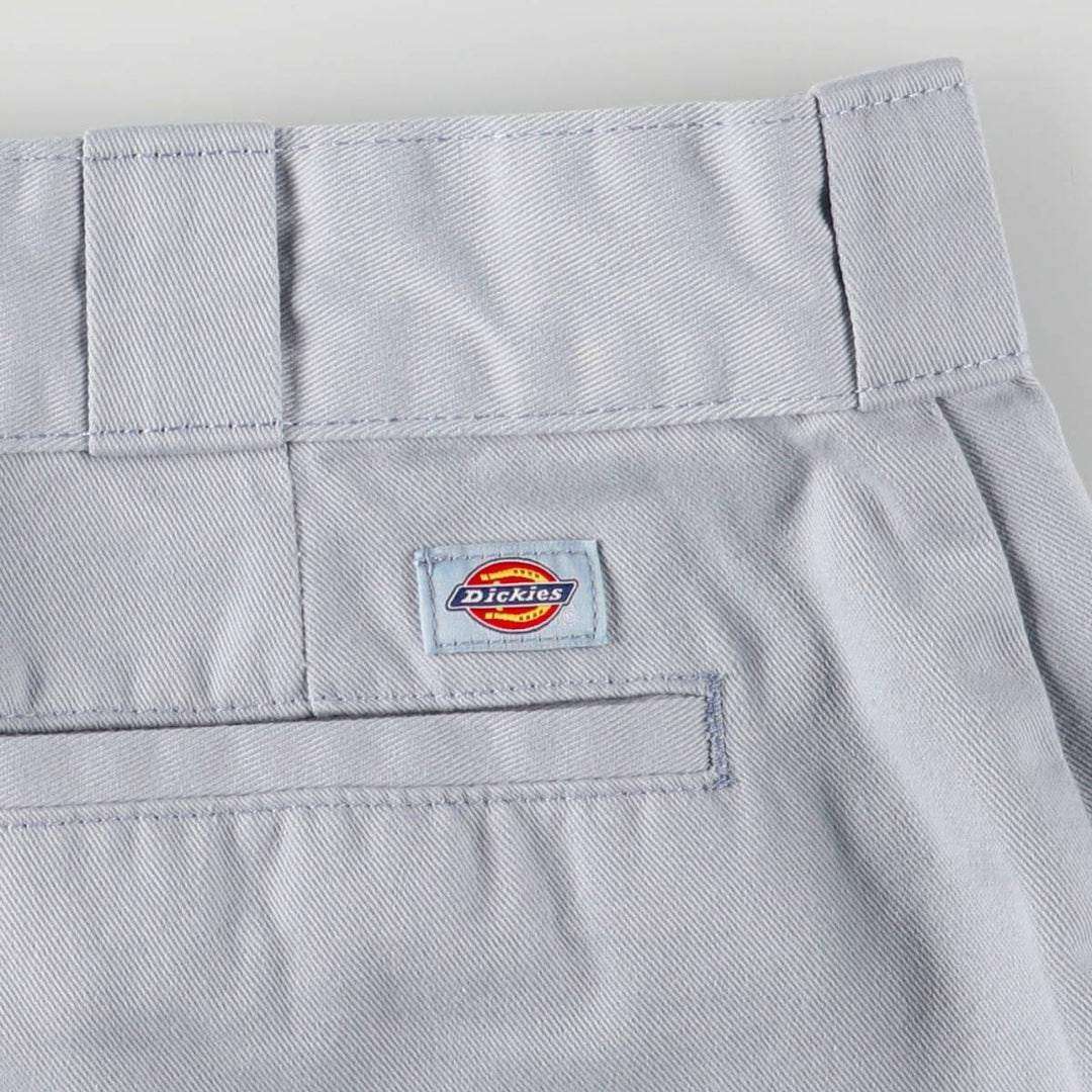 Dickies Work Pants Men's W33 polyester Blue type light blue Vintage Second Hand