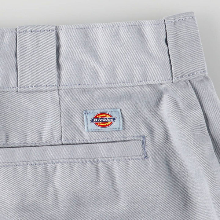 Dickies Work Pants Men's W33 polyester Blue type light blue Vintage Second Hand