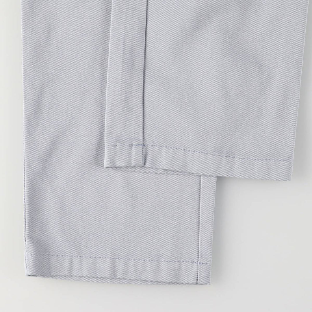 Dickies Work Pants Men's W33 polyester Blue type light blue Vintage Second Hand