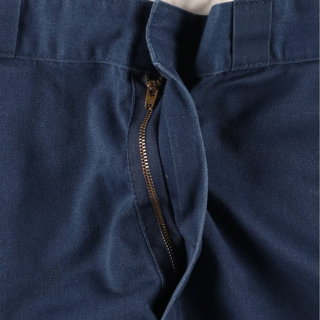 Dickies Work Shorts, Half Pants, Men's, W36 equivalent polyester blue type Vintage Second Hand