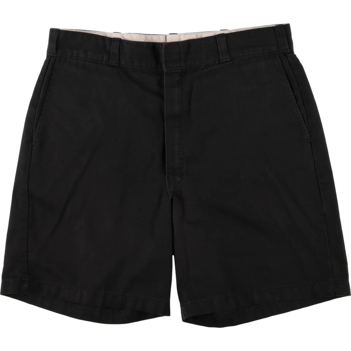 Dickies Work Shorts Short Pants Men's W35 polyester black type Vintage Second Hand