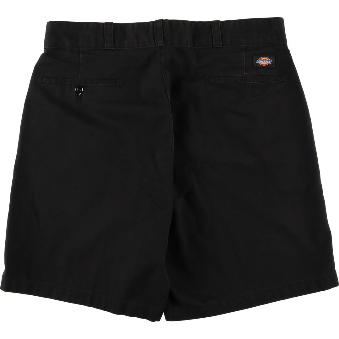 Dickies Work Shorts Short Pants Men's W35 polyester black type Vintage Second Hand