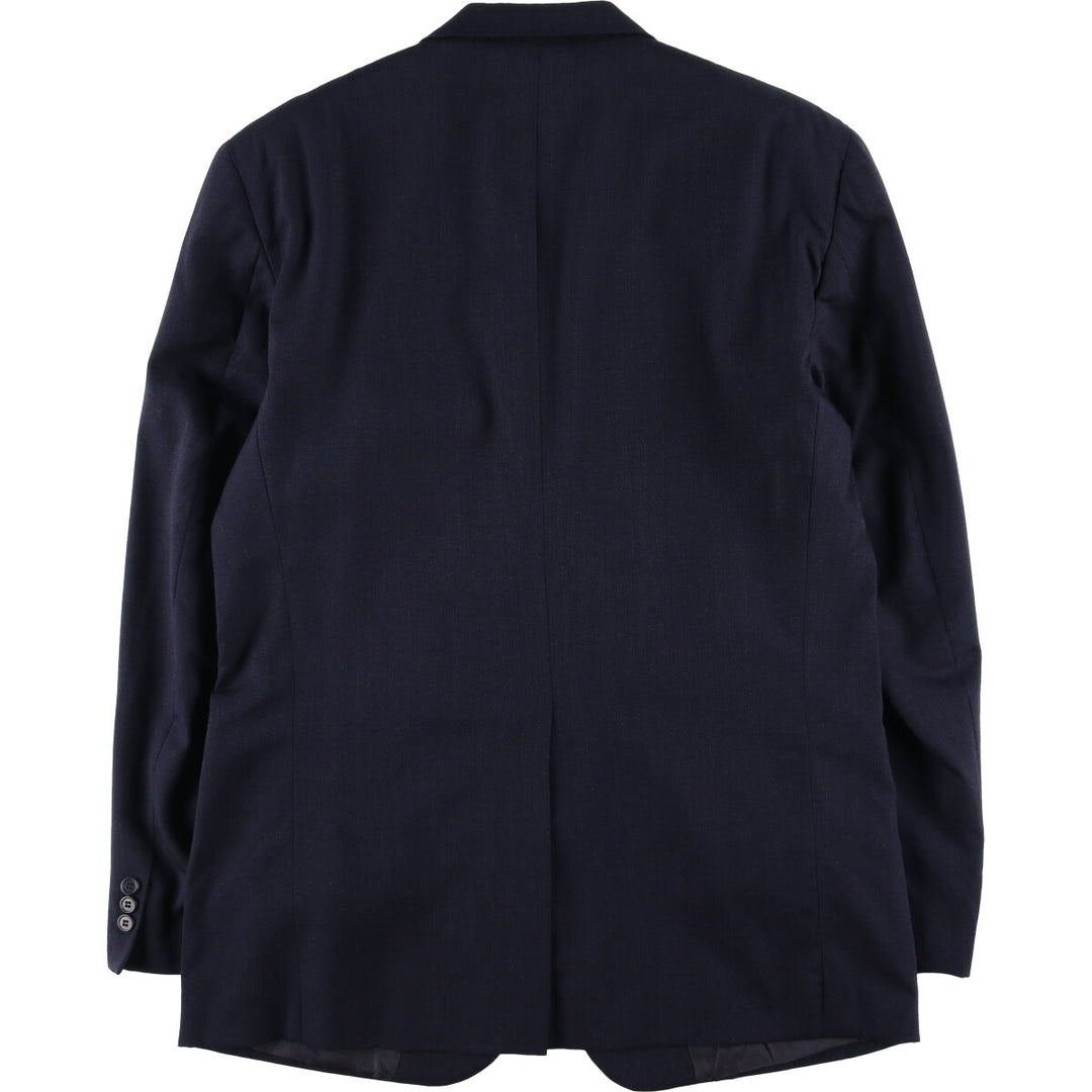 Christian Dior MONSIEUR wool tailored jacket, made in the USA, men's size XL wool navy blue type Vintage Second Hand
