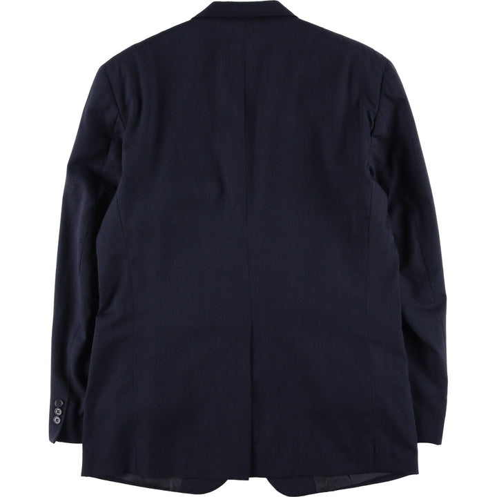 Christian Dior MONSIEUR wool tailored jacket, made in the USA, men's size XL wool navy blue type Vintage Second Hand