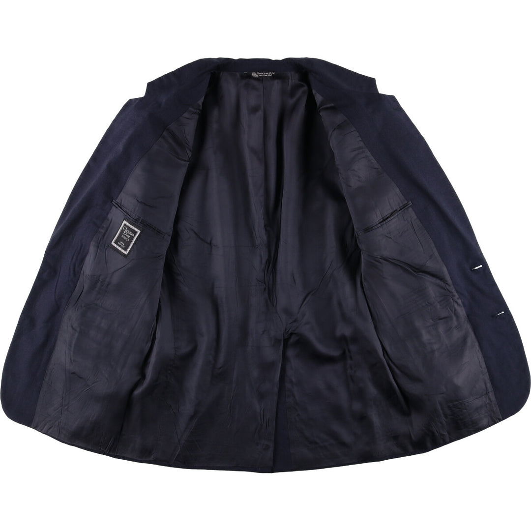 Christian Dior MONSIEUR wool tailored jacket, made in the USA, men's size XL wool navy blue type Vintage Second Hand