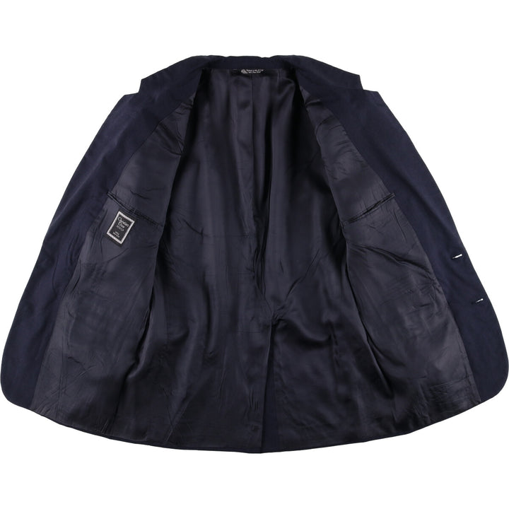 Christian Dior MONSIEUR wool tailored jacket, made in the USA, men's size XL wool navy blue type Vintage Second Hand