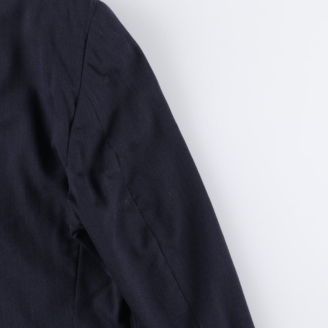 Christian Dior MONSIEUR wool tailored jacket, made in the USA, men's size XL wool navy blue type Vintage Second Hand