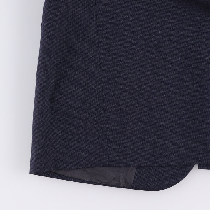 Christian Dior MONSIEUR wool tailored jacket, made in the USA, men's size XL wool navy blue type Vintage Second Hand