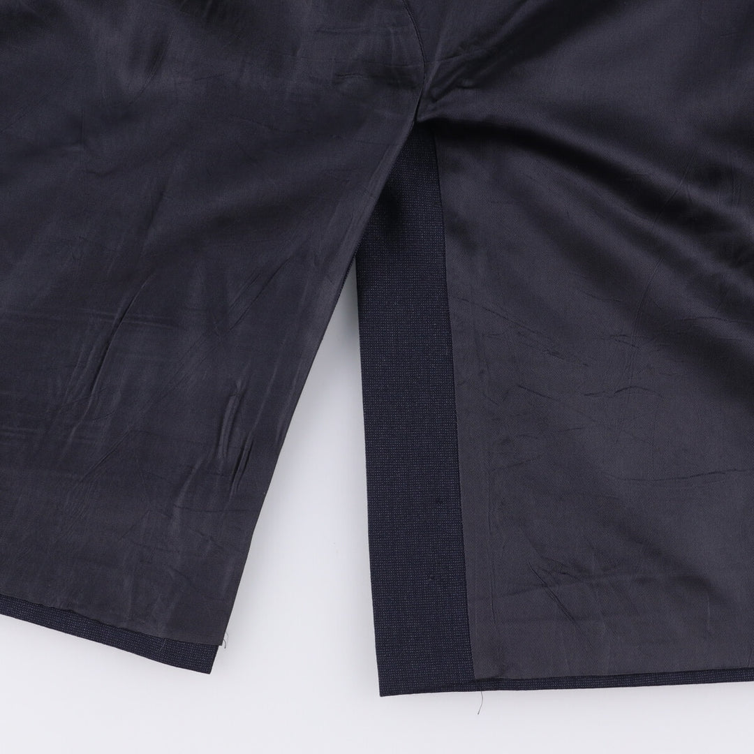 Christian Dior MONSIEUR wool tailored jacket, made in the USA, men's size XL wool navy blue type Vintage Second Hand