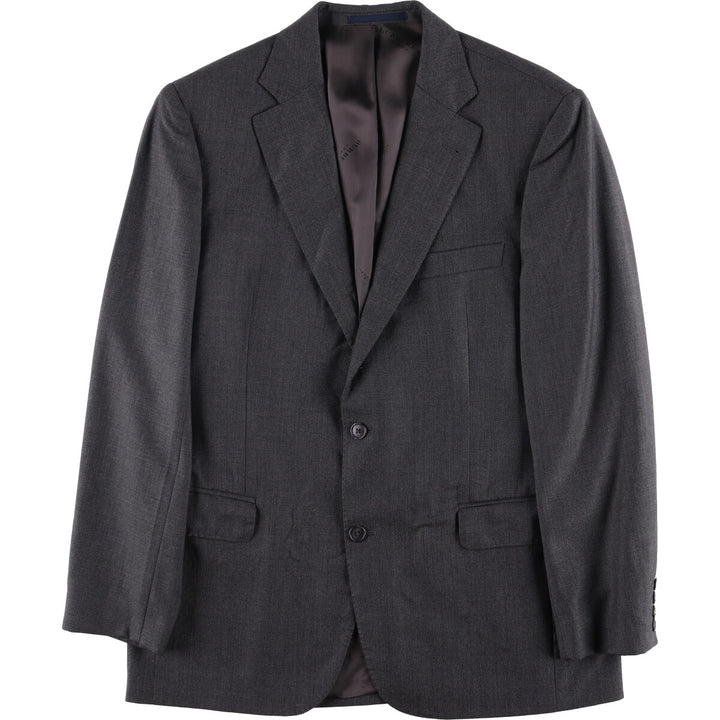 Burberry's London wool tailored jacket, size M wool Charcoal Vintage Second Hand