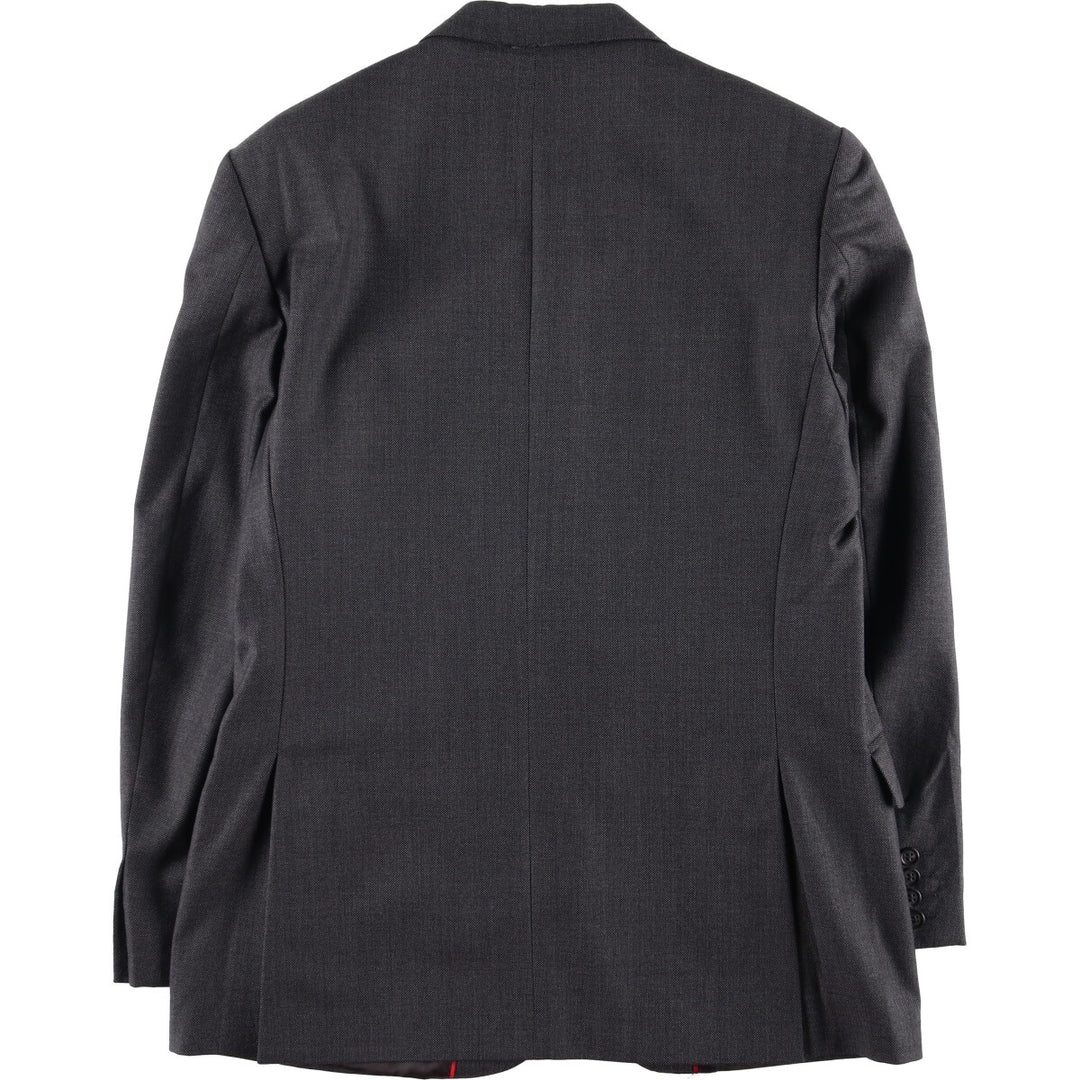 Burberry's London wool tailored jacket, size M wool Charcoal Vintage Second Hand