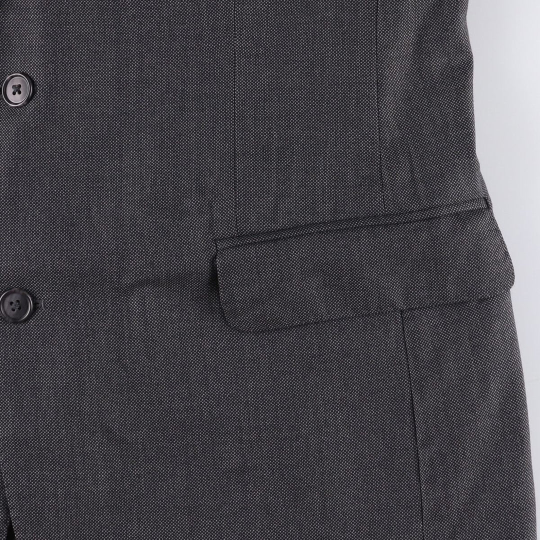 Burberry's London wool tailored jacket, size M wool Charcoal Vintage Second Hand
