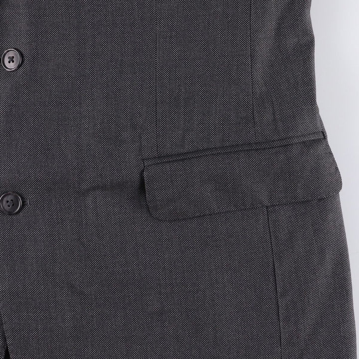 Burberry's London wool tailored jacket, size M wool Charcoal Vintage Second Hand