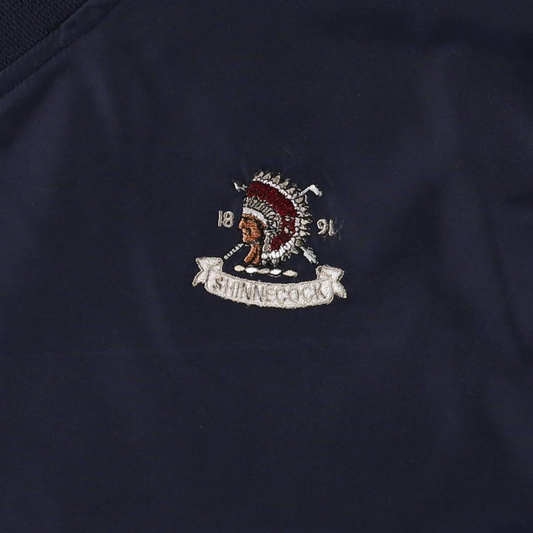 SUN MOUNTAIN V-Neck Warm-Up Vest, Men's XL polyester navy blue type Vintage Second Hand