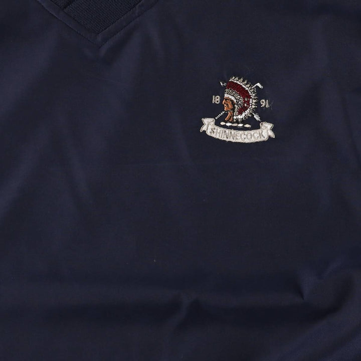 SUN MOUNTAIN V-Neck Warm-Up Vest, Men's XL polyester navy blue type Vintage Second Hand