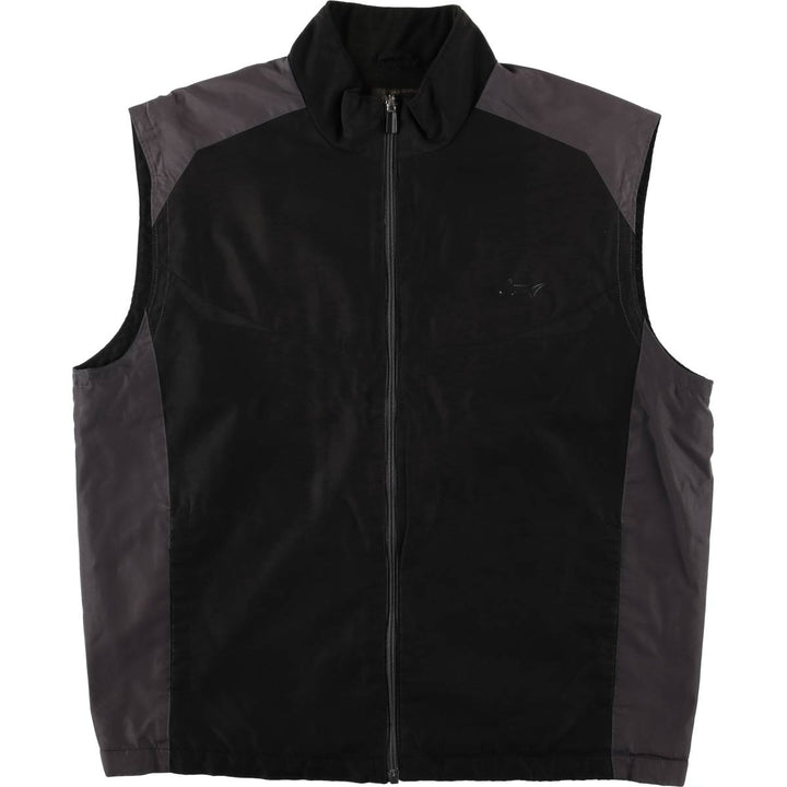 GREG NORMAN Warm-up Vest, Men's Size L polyester black type Vintage Second Hand