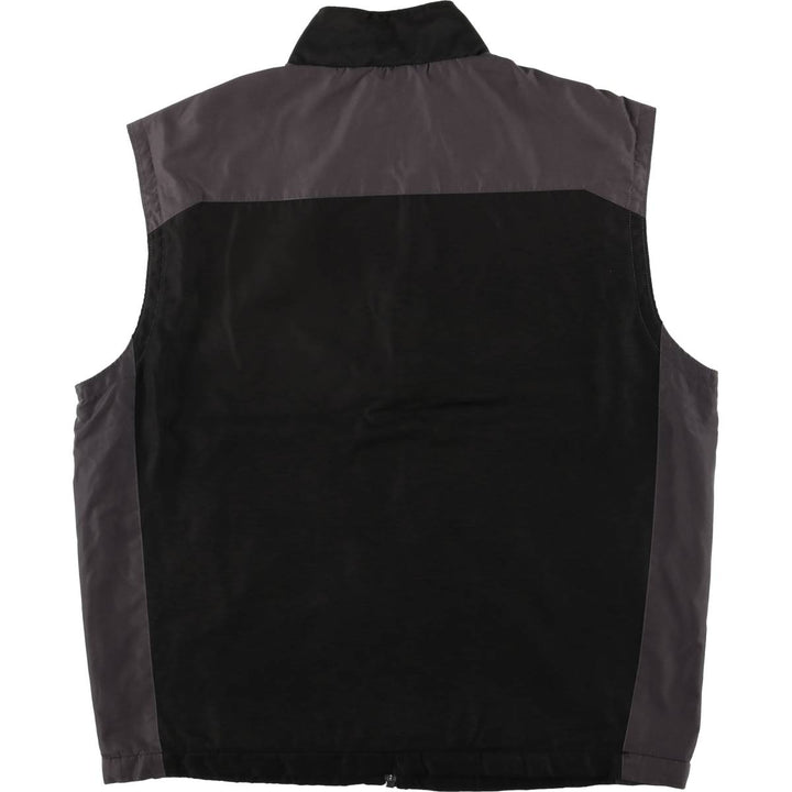 GREG NORMAN Warm-up Vest, Men's Size L polyester black type Vintage Second Hand