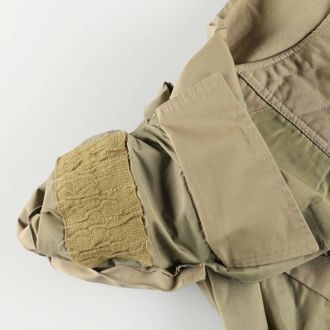 Vintage 1980'S Browning hunting vest, made in the USA, size M, men's polyester Khaki type beige Vintage Second Hand