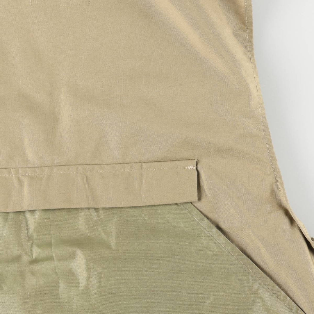 Vintage 1980'S Browning hunting vest, made in the USA, size M, men's polyester Khaki type beige Vintage Second Hand
