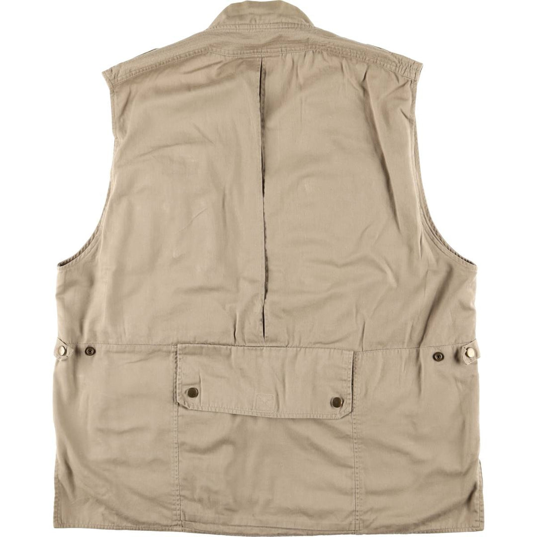 Arrow THE ARROW COMPANY Safari Vest, Men's XL, Vintage polyester Beige type Vintage Second Hand