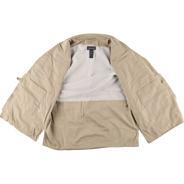 Arrow THE ARROW COMPANY Safari Vest, Men's XL, Vintage polyester Beige type Vintage Second Hand