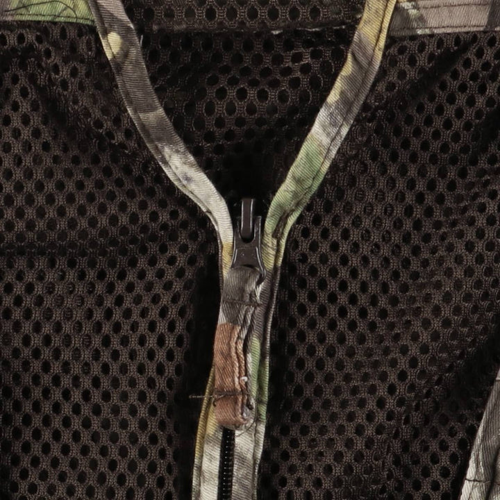 MASTER SPORTSMAN Realtree Camo Padded Hunting Vest, Men's XL cotton Khaki type Vintage Second Hand