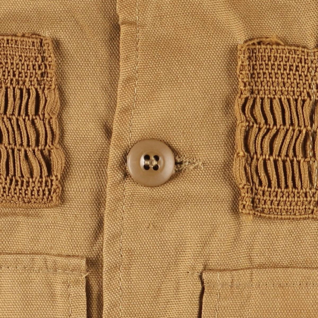 Vintage 1970'S Kmart hunting vest, size M, men's cotton brown type Vintage Second Hand