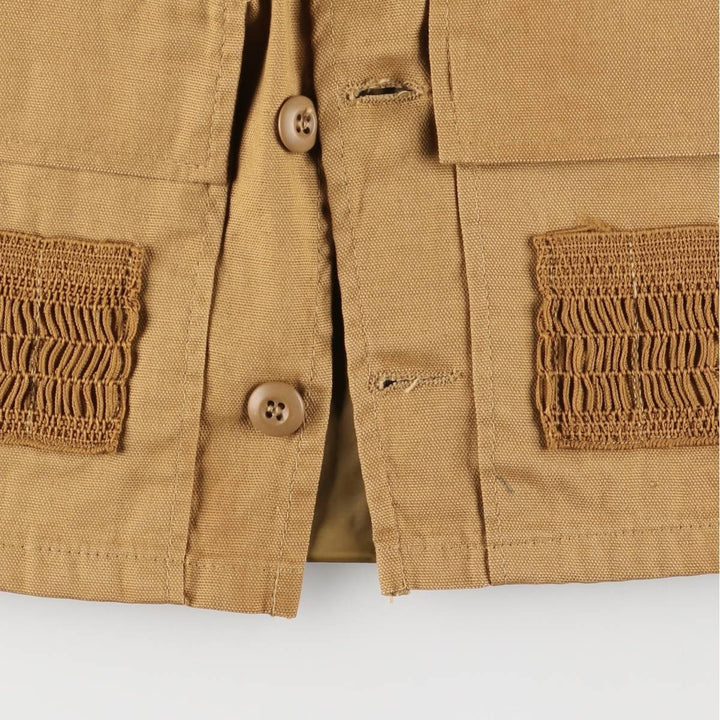 Vintage 1970'S Kmart hunting vest, size M, men's cotton brown type Vintage Second Hand