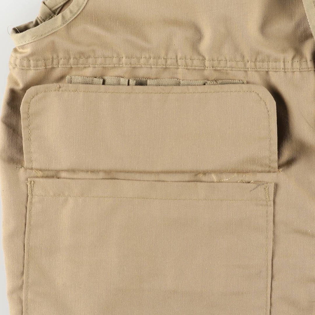 Vintage 80s-90'S SAFT BAK hunting vest, men's size L unclear Khaki type beige Vintage Second Hand