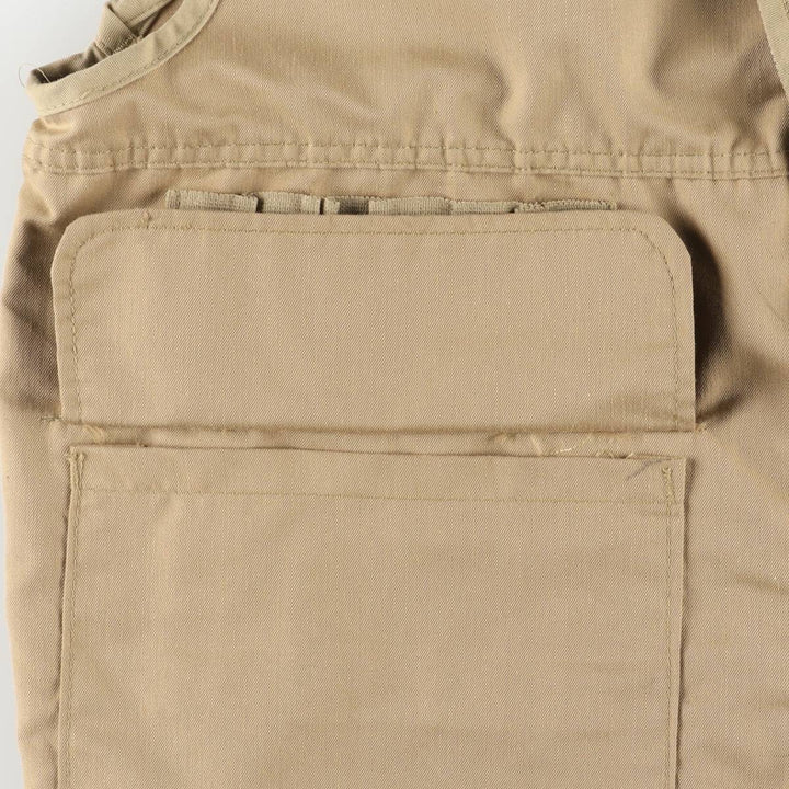 Vintage 80s-90'S SAFT BAK hunting vest, men's size L unclear Khaki type beige Vintage Second Hand
