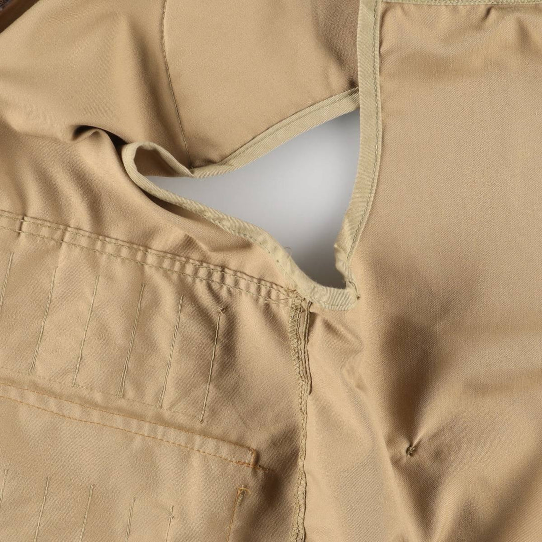Vintage 80s-90'S SAFT BAK hunting vest, men's size L unclear Khaki type beige Vintage Second Hand