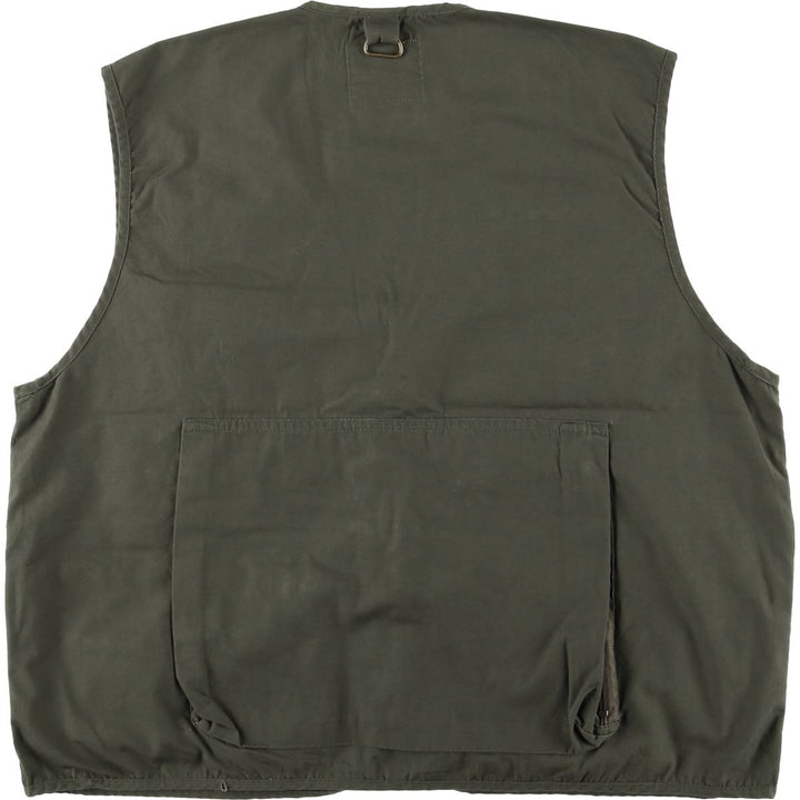 Rothco Fishing Vest, Men's Size L cotton Khaki type Vintage Second Hand