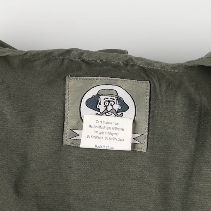 Rothco Fishing Vest, Men's Size L cotton Khaki type Vintage Second Hand