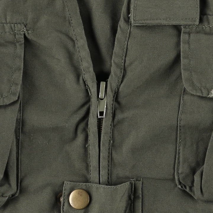 Rothco Fishing Vest, Men's Size L cotton Khaki type Vintage Second Hand