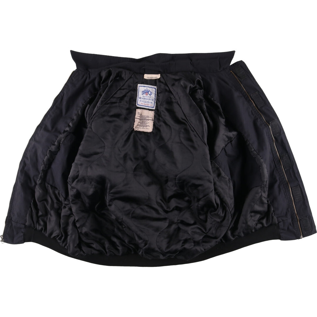 Authentic 2000'S US military DSCP military utility jacket, made in the USA, men's size L polyester black type Vintage Second Hand