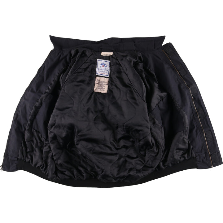 Authentic 2000'S US military DSCP military utility jacket, made in the USA, men's size L polyester black type Vintage Second Hand