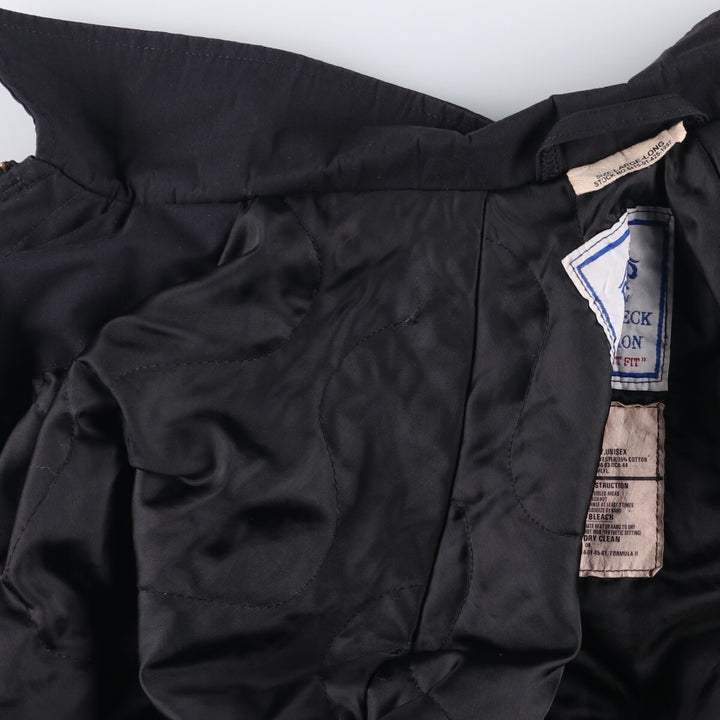 Authentic 2000'S US military DSCP military utility jacket, made in the USA, men's size L polyester black type Vintage Second Hand