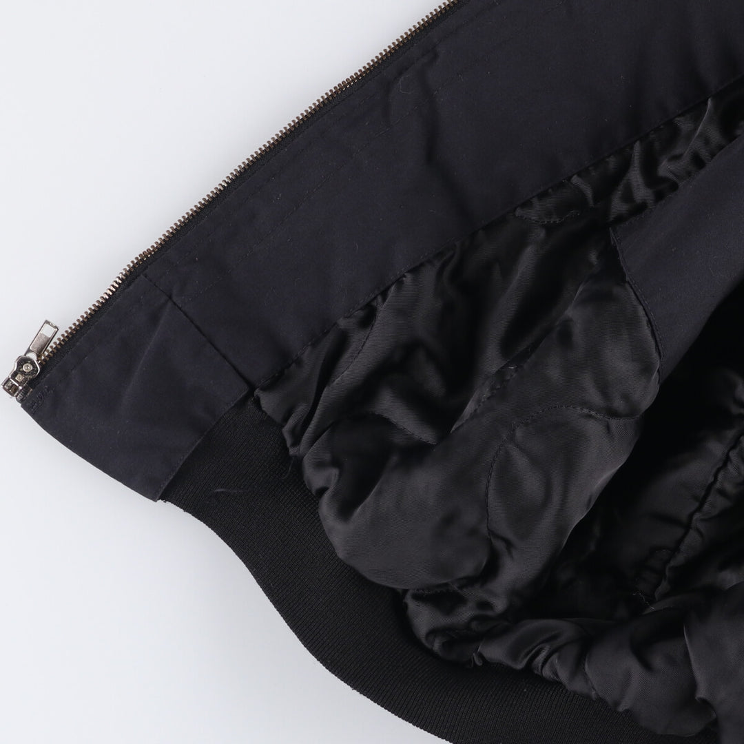 Authentic 2000'S US military DSCP military utility jacket, made in the USA, men's size L polyester black type Vintage Second Hand