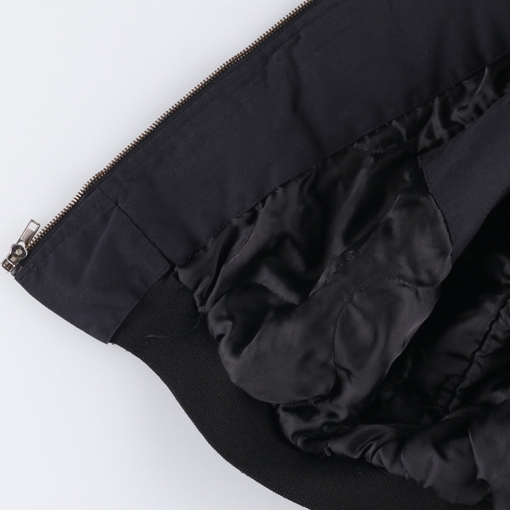 Authentic 2000'S US military DSCP military utility jacket, made in the USA, men's size L polyester black type Vintage Second Hand