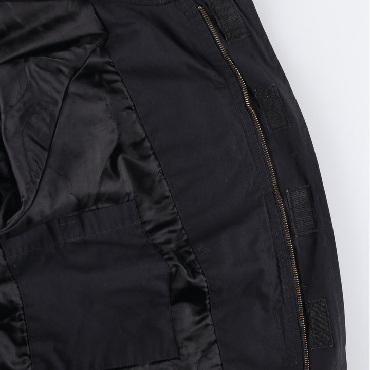 Authentic 2000'S US military DSCP military utility jacket, made in the USA, men's size L polyester black type Vintage Second Hand