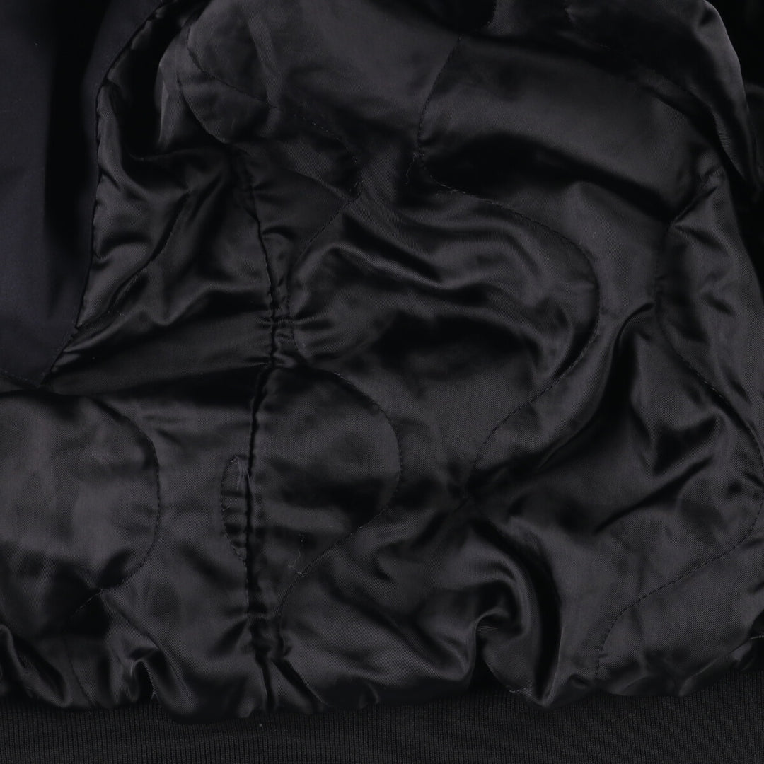 Authentic 2000'S US military DSCP military utility jacket, made in the USA, men's size L polyester black type Vintage Second Hand