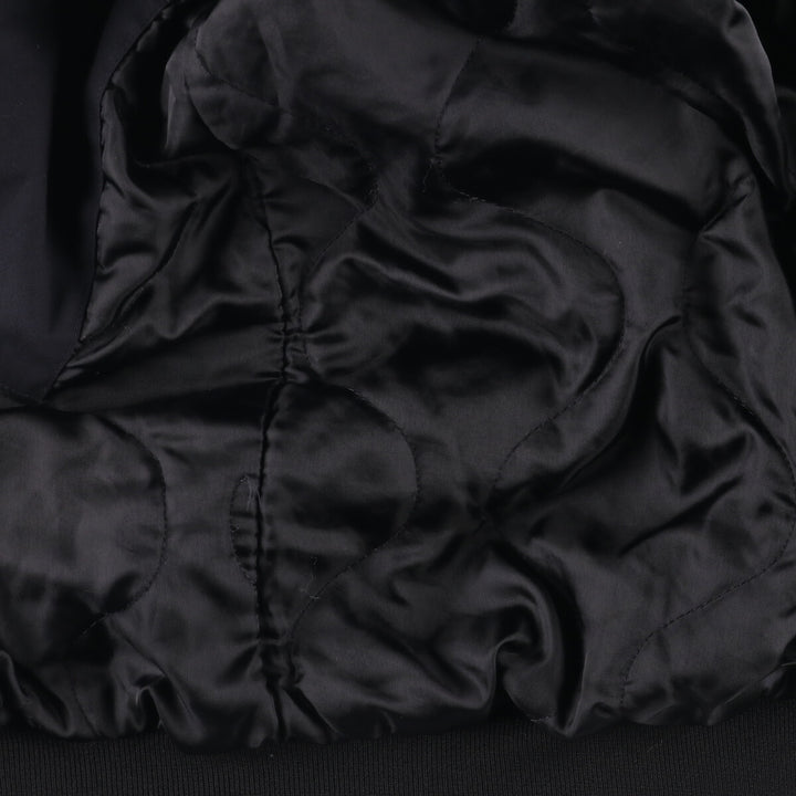 Authentic 2000'S US military DSCP military utility jacket, made in the USA, men's size L polyester black type Vintage Second Hand