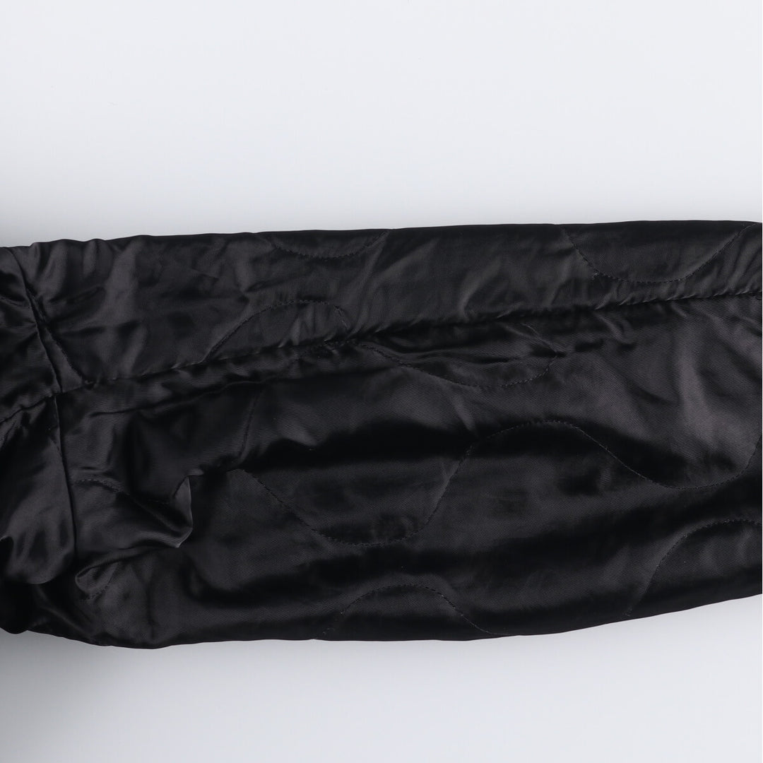 Authentic 2000'S US military DSCP military utility jacket, made in the USA, men's size L polyester black type Vintage Second Hand