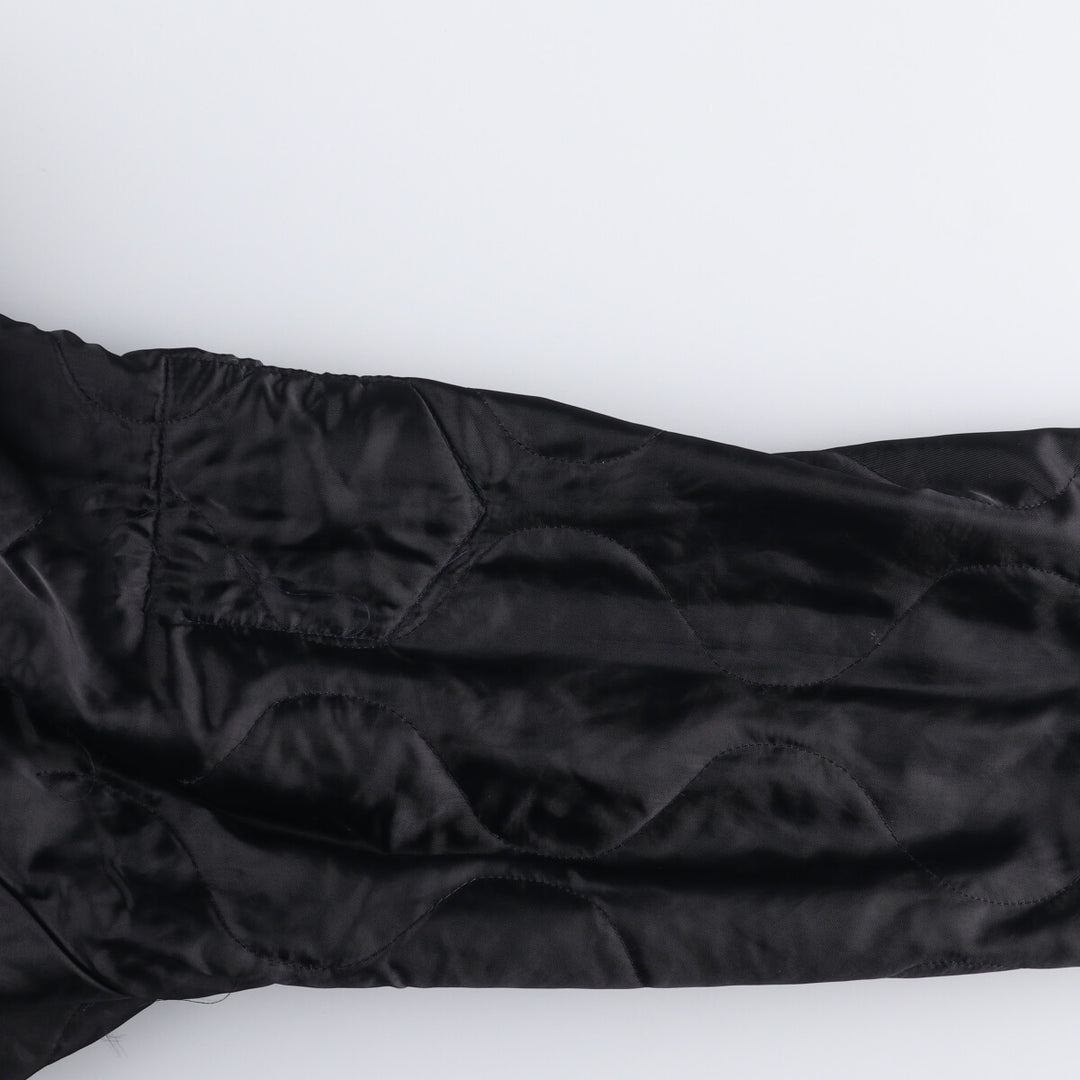 Authentic 2000'S US military DSCP military utility jacket, made in the USA, men's size L polyester black type Vintage Second Hand