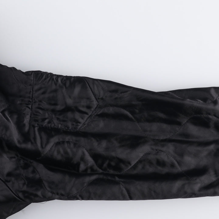 Authentic 2000'S US military DSCP military utility jacket, made in the USA, men's size L polyester black type Vintage Second Hand