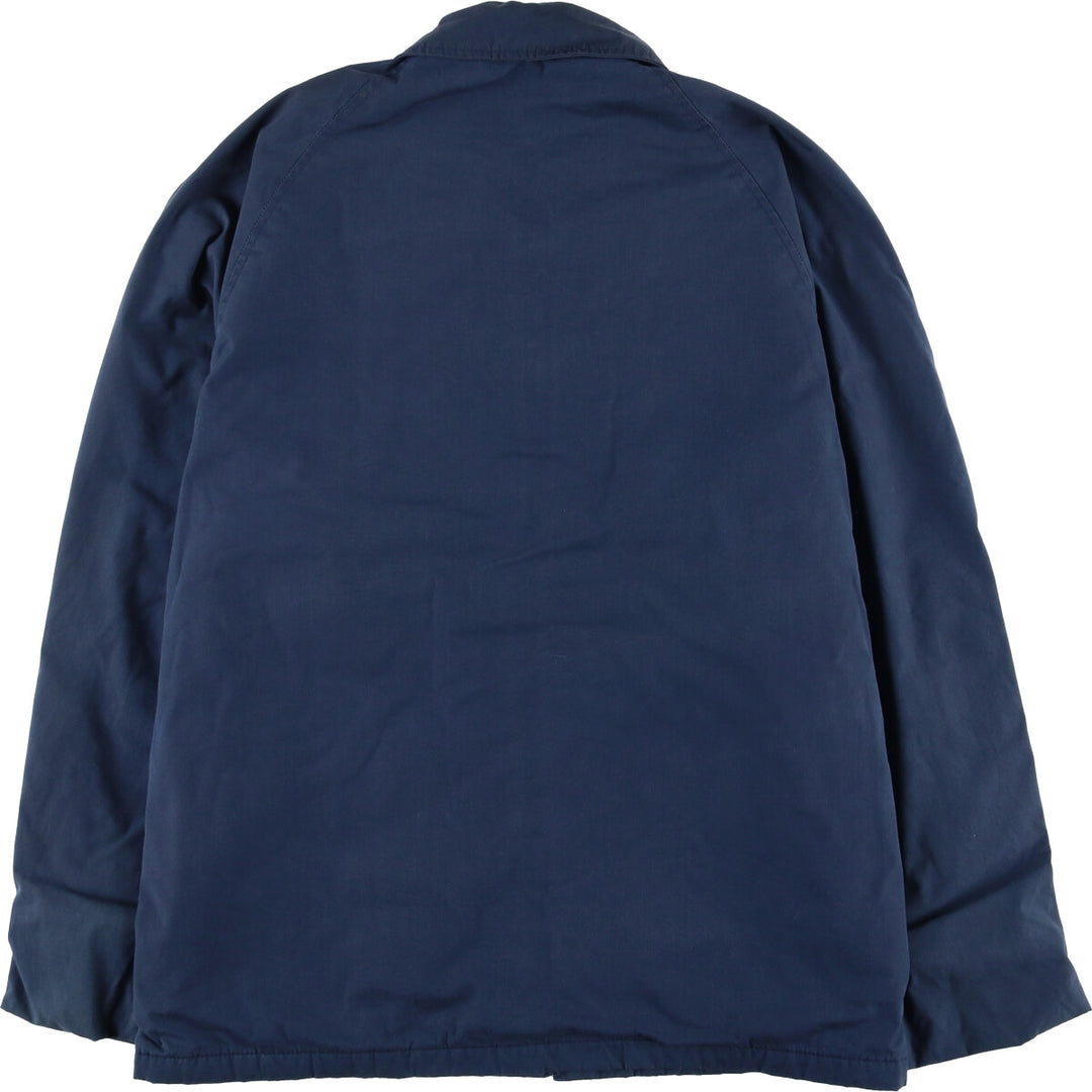 90'S US Military Utility Jacket, Made in USA, Men's Size XL, Vintage cotton navy blue type Vintage Second Hand