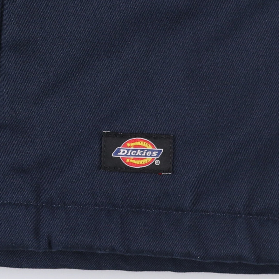 Dickies padded work jacket, men's size L polyester navy blue type Vintage Second Hand