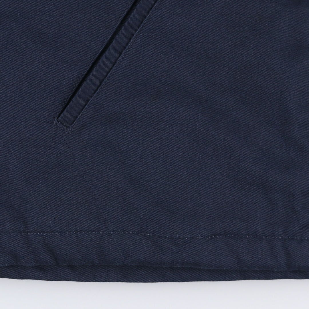 Dickies padded work jacket, men's size L polyester navy blue type Vintage Second Hand