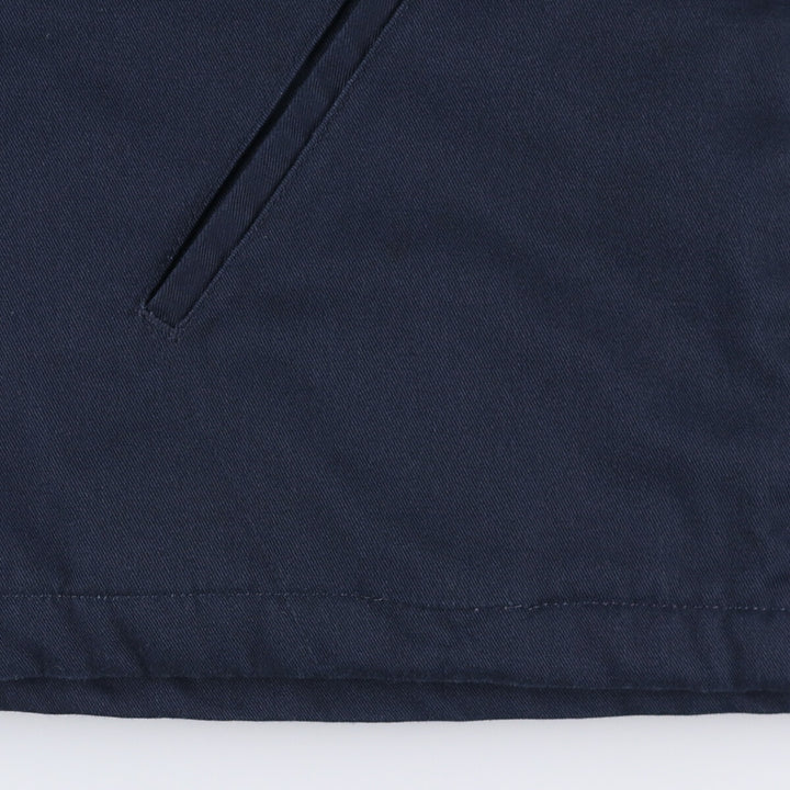Dickies padded work jacket, men's size L polyester navy blue type Vintage Second Hand